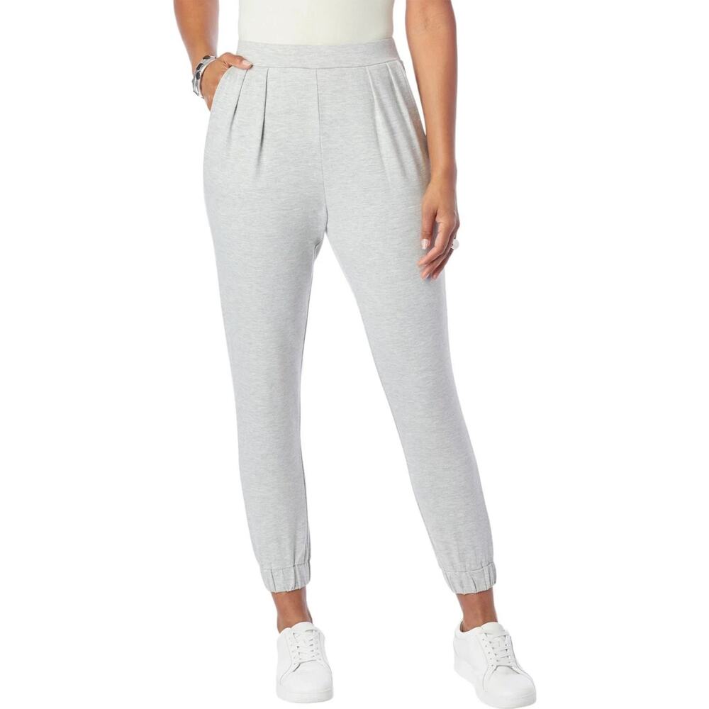WynneLounge Sweatpants Sz 3X Baby French Terry Slouch Jogger Pant Heather Gray